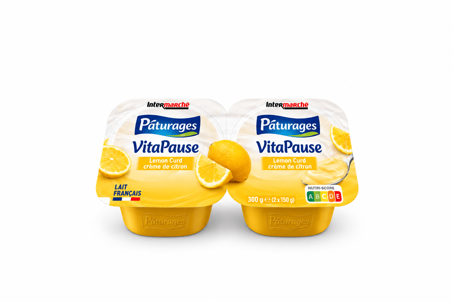 Pâturages VitaPause Crème de Citron 2X150G
