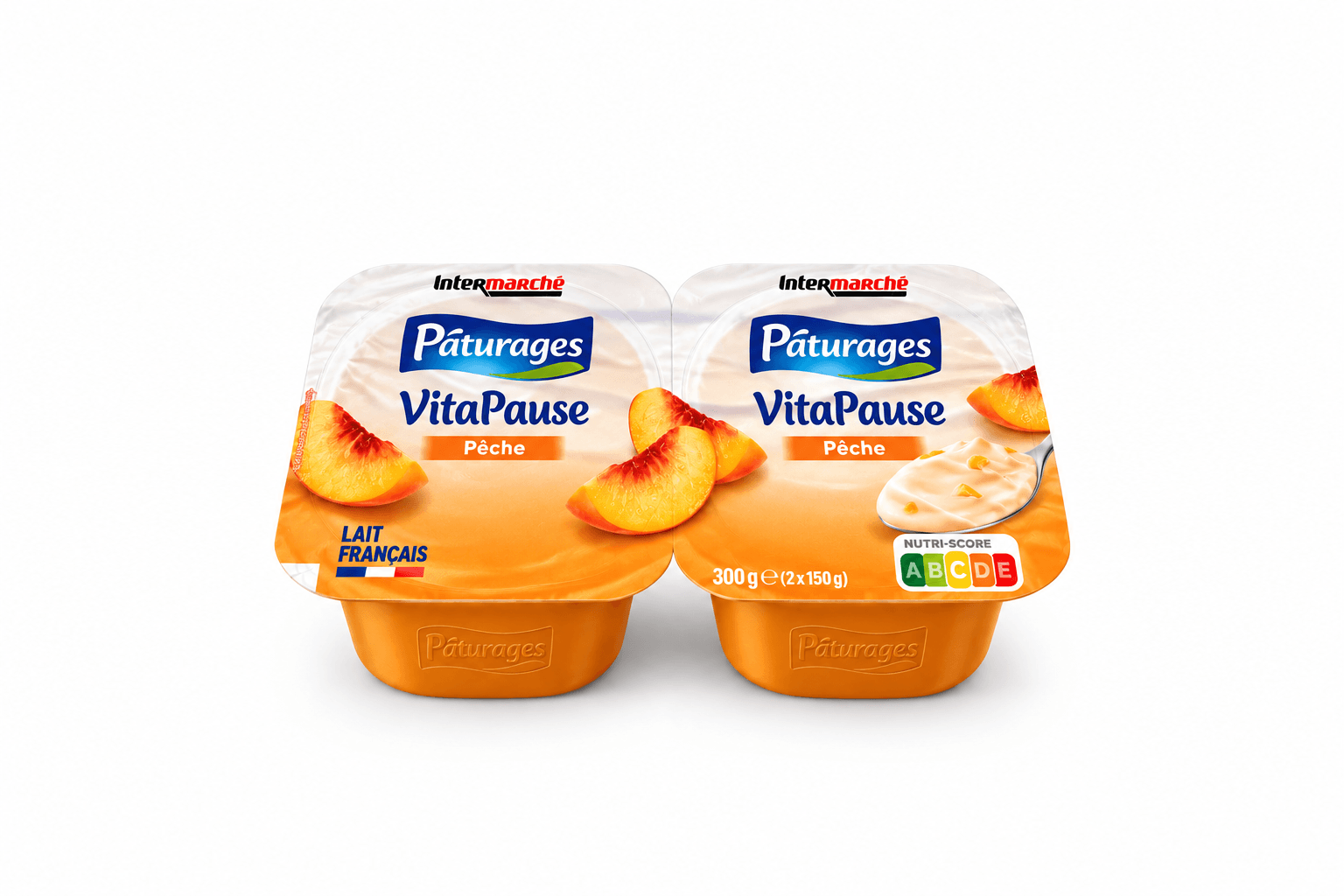 Pâturages VitaPause Pêche 2X150G