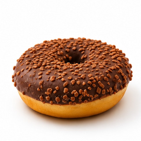 Donut au Chocolat et Eclats Croquants 56g