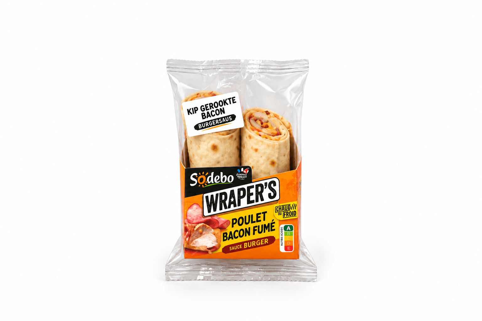 Sodebo Wrap Poulet Bacon Fumé 190g